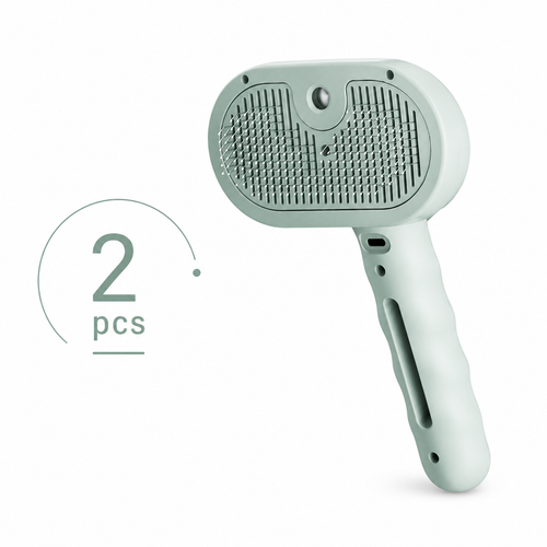 Steam Pet Brush – Self-Cleaning 3-in-1 Deshedding Tool